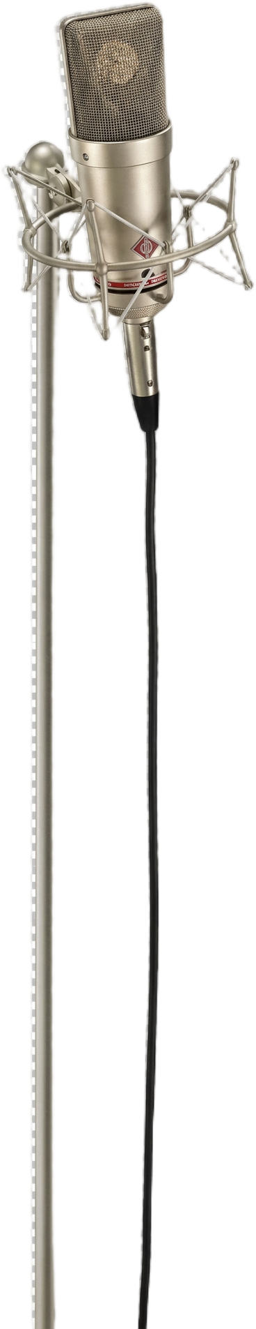 Studio microphone on a stand